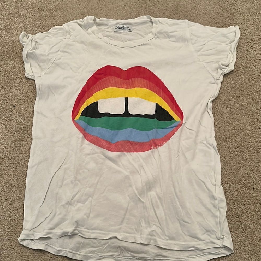 Lauren Moshi New Lips Tee Xs